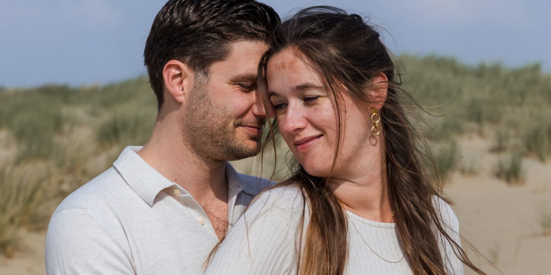 Zwangerschap fotoshoot duinen van Wassenaar