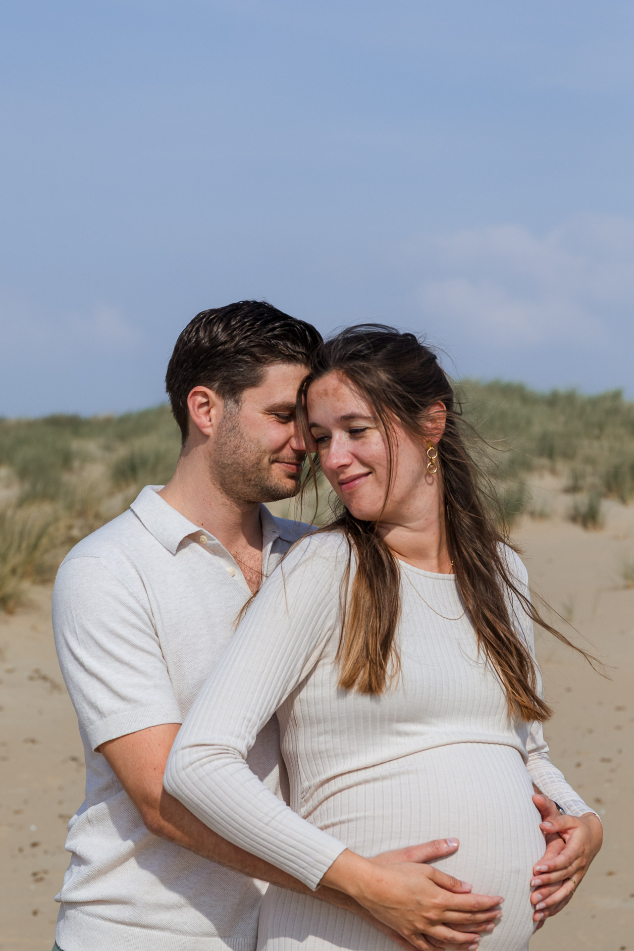 Zwangerschap fotoshoot duinen van Wassenaar