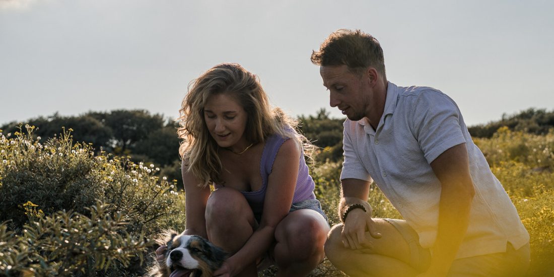 Familie shoot met hond in Kijkduin