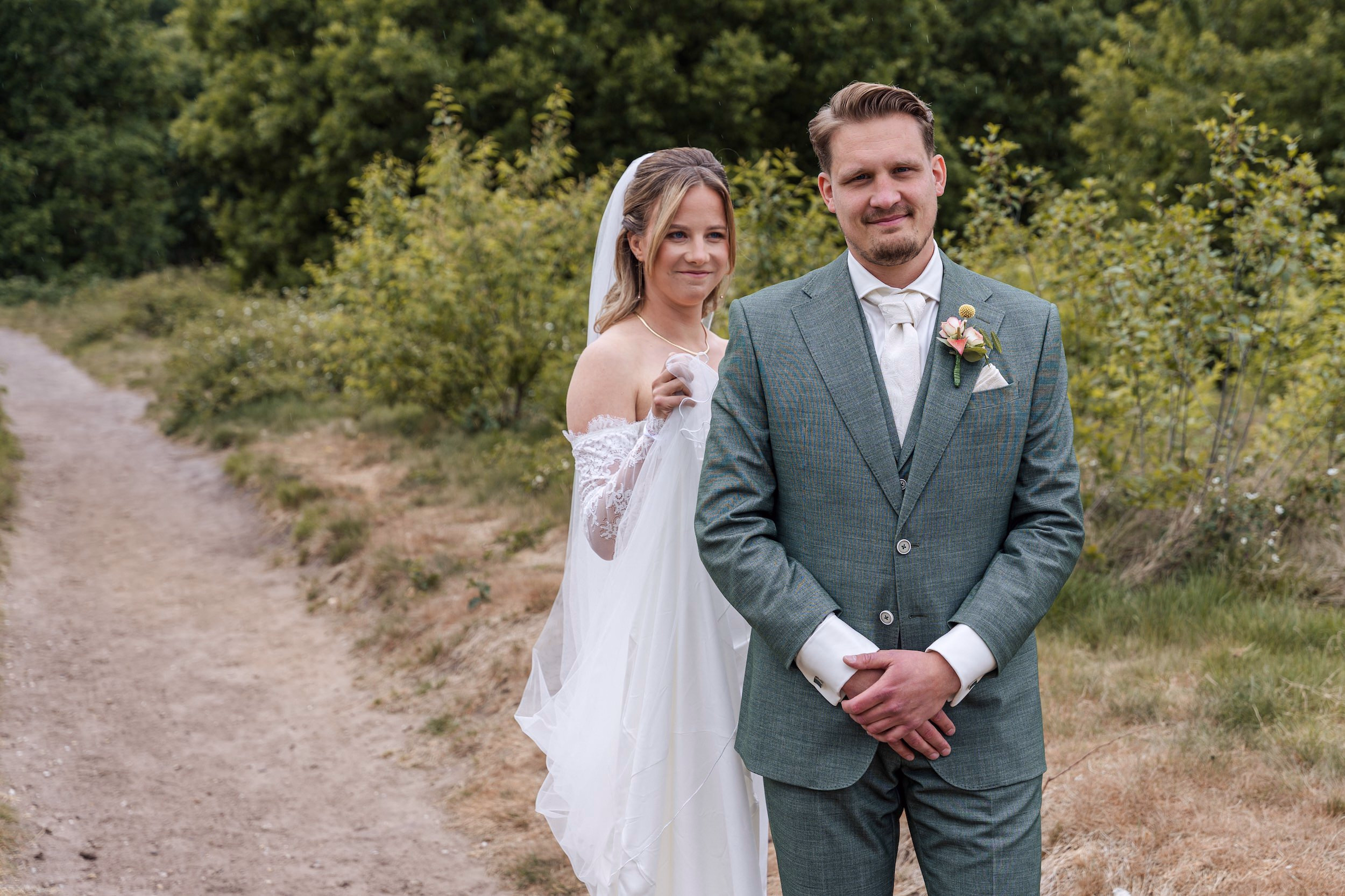 Trouwfotografie Zuid-Holland - Bruidspaar firstlook