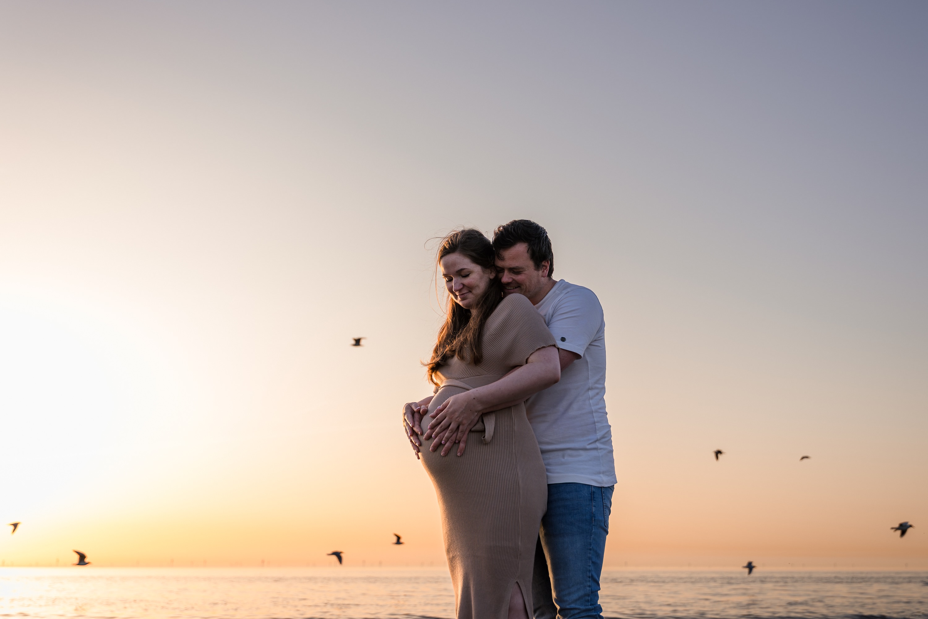 Zwangerschapsshoot Alphen aan den Rijn Goldenhour